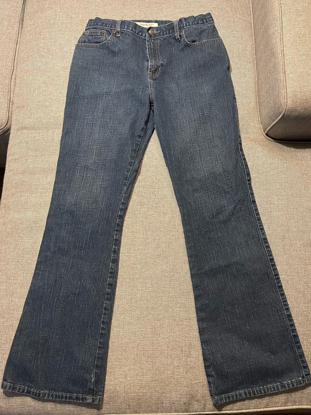 Abercrombie & Fitch Vintage Y2K Bootcut Flare Jeans Size 10 Dark Wash